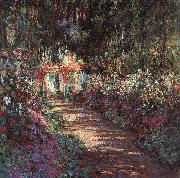 Claude Monet The Garden in Flower oil painting picture wholesale